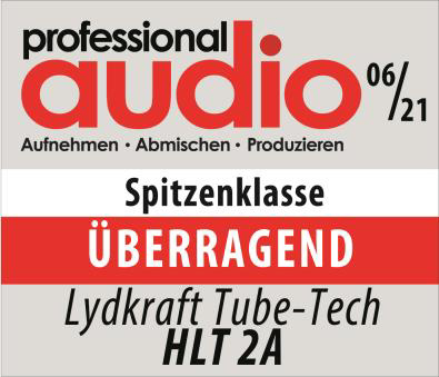 Testsiegel Spitzenklasse Professional Audio –Juni 2021