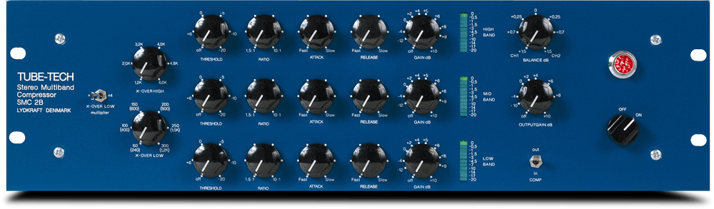 Das Bedienpanel des Tube-Tech SMC 2B.